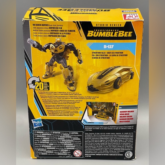 BUMBLEBEE B-127 BB-70 Transformers BUZZWORTHY Deluxe Class Bumblebee NEW SEALED - Picture 3 of 6